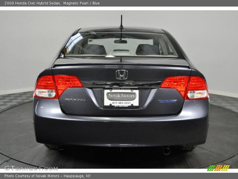 Magnetic Pearl / Blue 2009 Honda Civic Hybrid Sedan