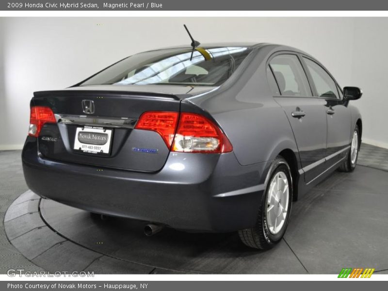 Magnetic Pearl / Blue 2009 Honda Civic Hybrid Sedan