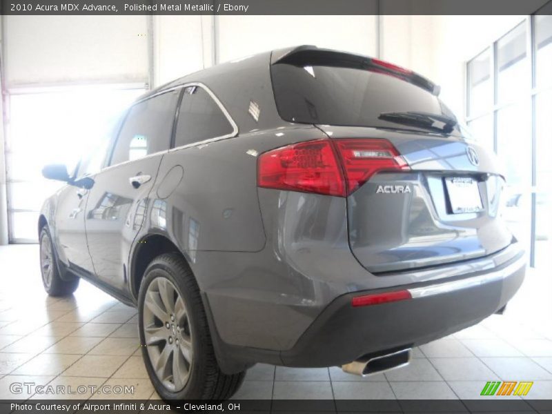 Polished Metal Metallic / Ebony 2010 Acura MDX Advance
