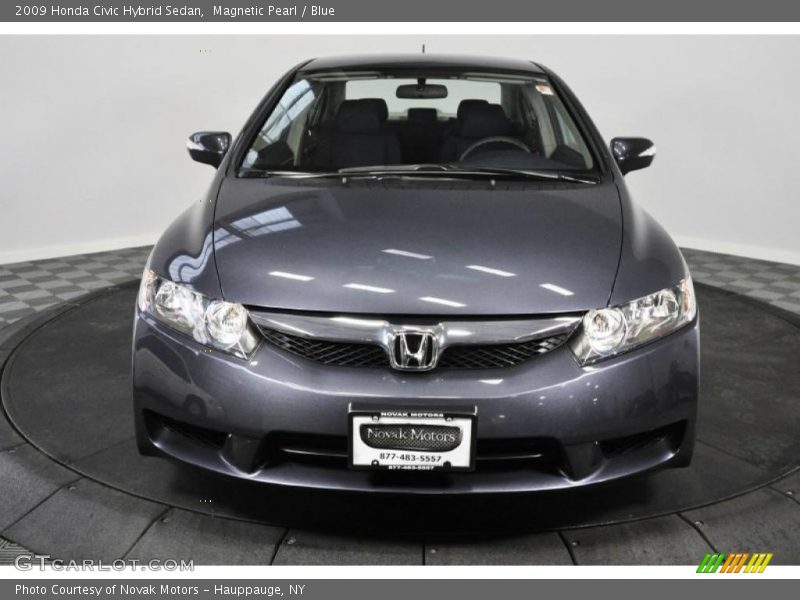 Magnetic Pearl / Blue 2009 Honda Civic Hybrid Sedan