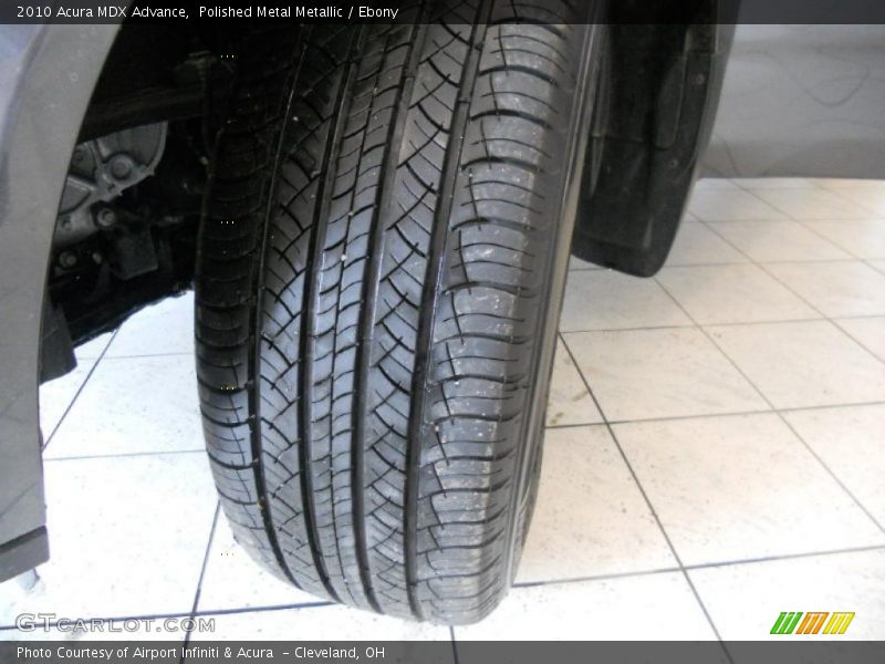 Polished Metal Metallic / Ebony 2010 Acura MDX Advance