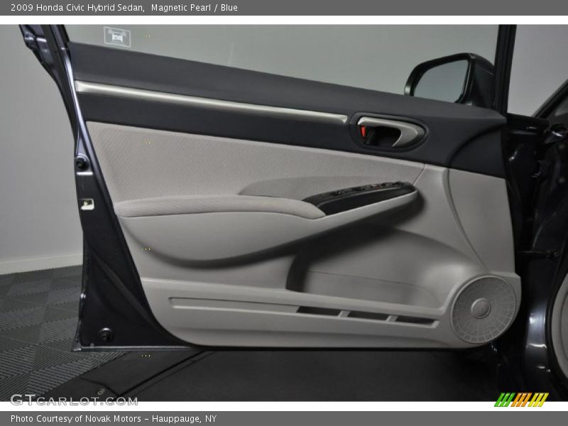 Magnetic Pearl / Blue 2009 Honda Civic Hybrid Sedan