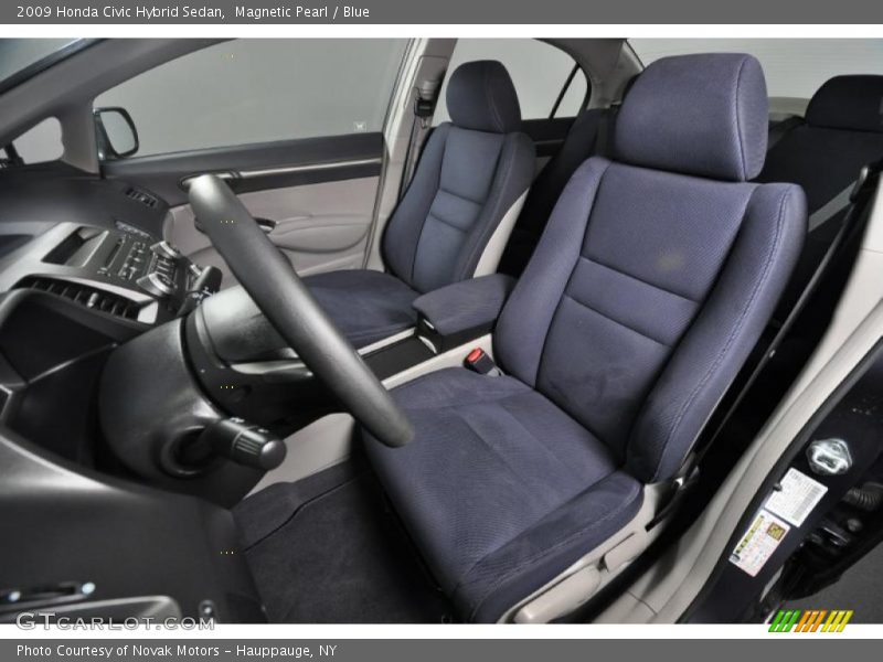 Magnetic Pearl / Blue 2009 Honda Civic Hybrid Sedan