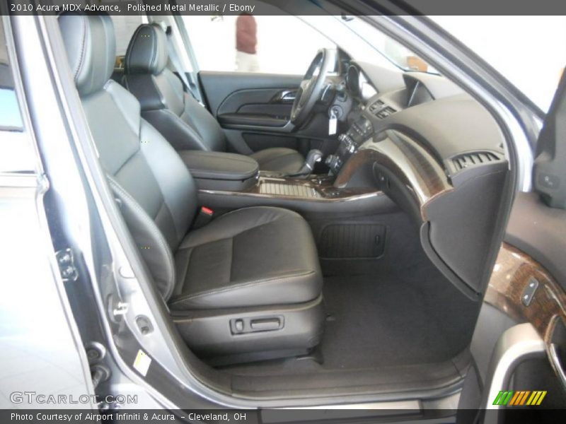 Polished Metal Metallic / Ebony 2010 Acura MDX Advance