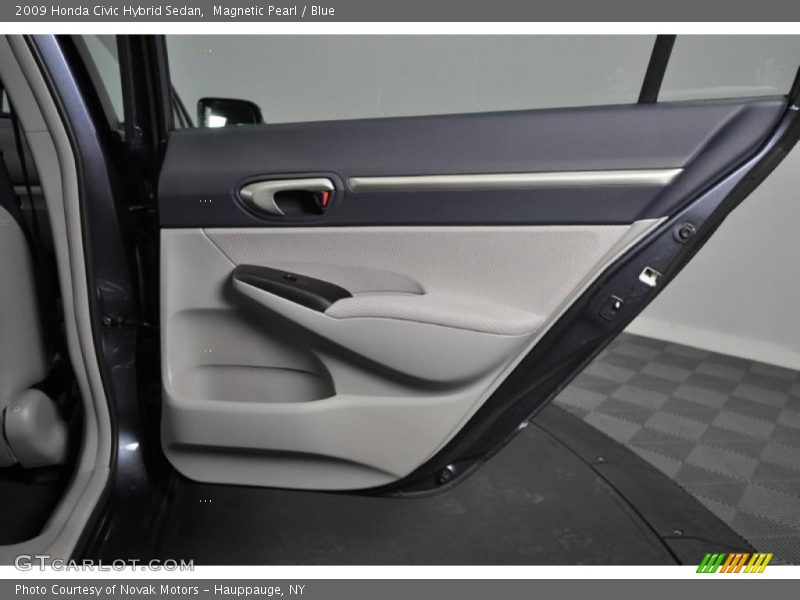 Magnetic Pearl / Blue 2009 Honda Civic Hybrid Sedan