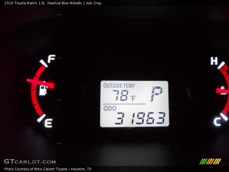 Nautical Blue Metallic / Ash Gray 2010 Toyota Matrix 1.8