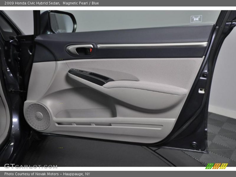 Magnetic Pearl / Blue 2009 Honda Civic Hybrid Sedan