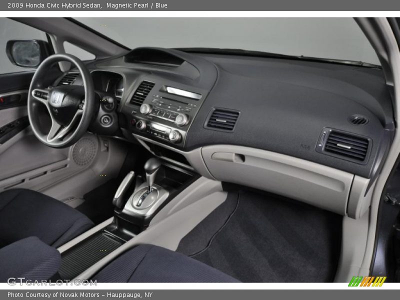 Magnetic Pearl / Blue 2009 Honda Civic Hybrid Sedan