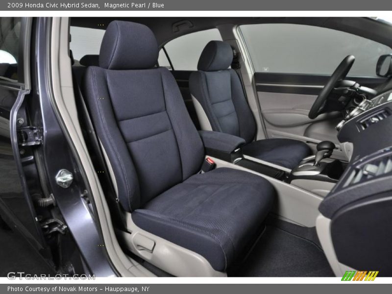 Magnetic Pearl / Blue 2009 Honda Civic Hybrid Sedan
