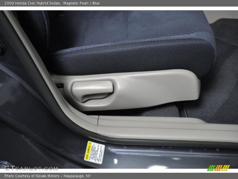 Magnetic Pearl / Blue 2009 Honda Civic Hybrid Sedan
