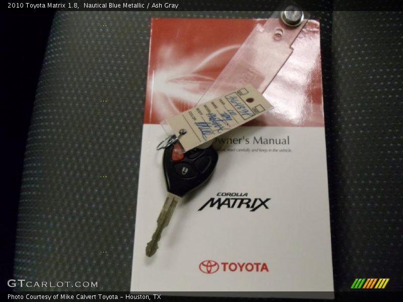 Nautical Blue Metallic / Ash Gray 2010 Toyota Matrix 1.8