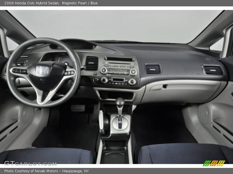 Magnetic Pearl / Blue 2009 Honda Civic Hybrid Sedan