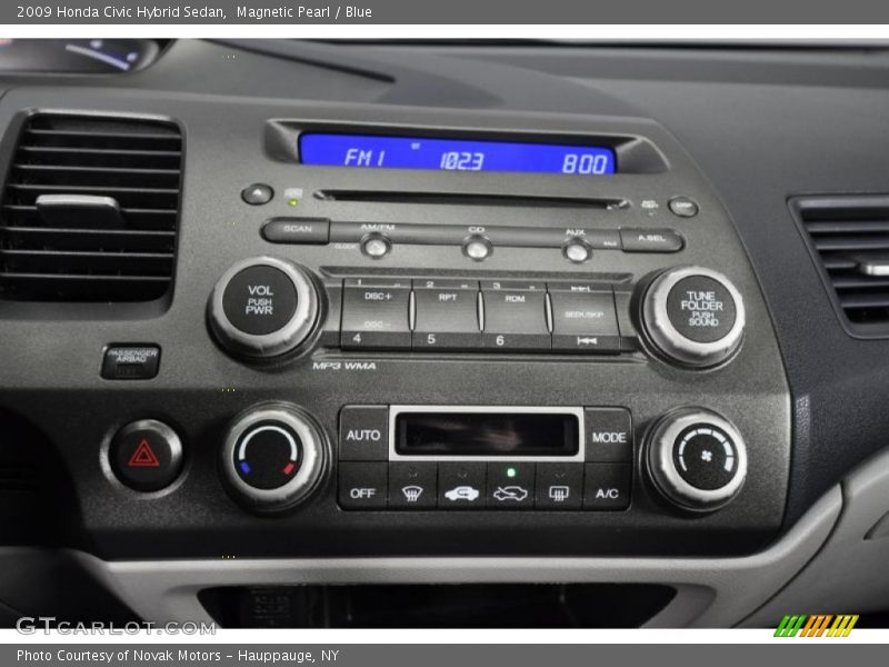 Magnetic Pearl / Blue 2009 Honda Civic Hybrid Sedan