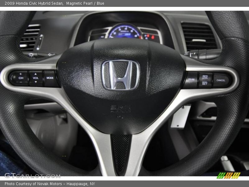 Magnetic Pearl / Blue 2009 Honda Civic Hybrid Sedan