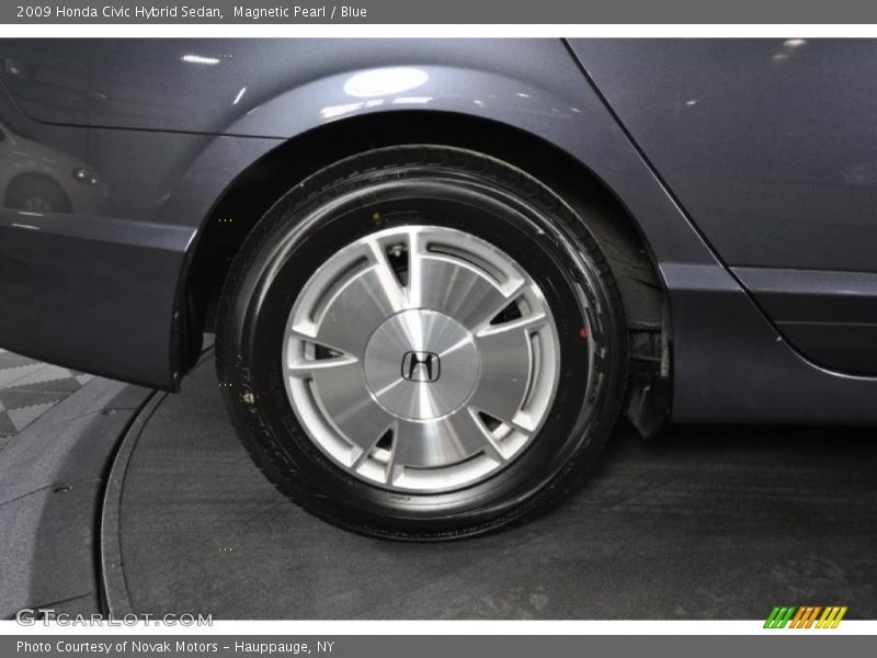 Magnetic Pearl / Blue 2009 Honda Civic Hybrid Sedan
