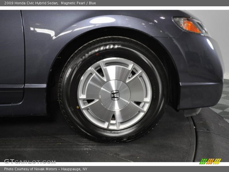 Magnetic Pearl / Blue 2009 Honda Civic Hybrid Sedan