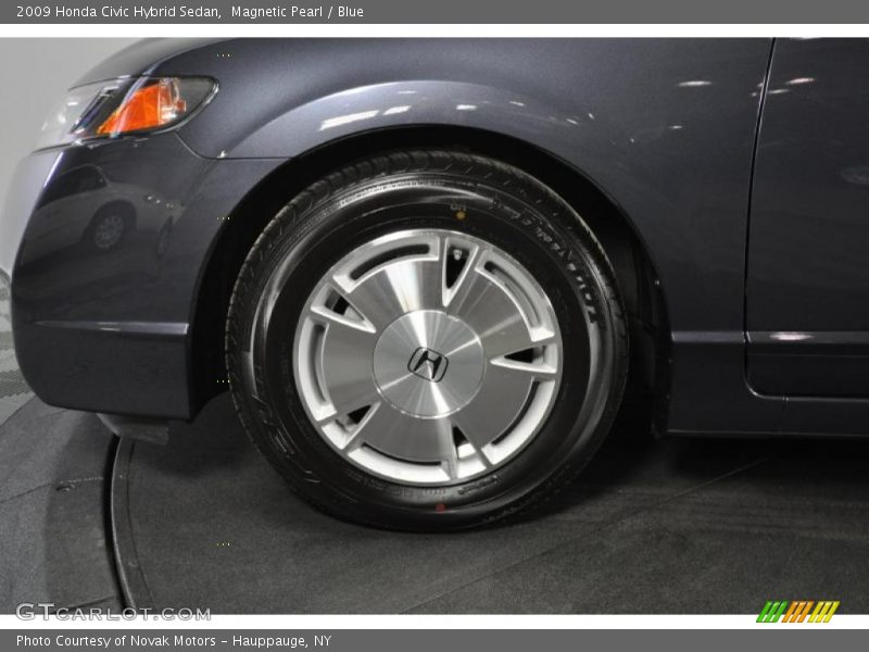 Magnetic Pearl / Blue 2009 Honda Civic Hybrid Sedan