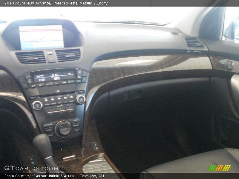 Polished Metal Metallic / Ebony 2010 Acura MDX Advance