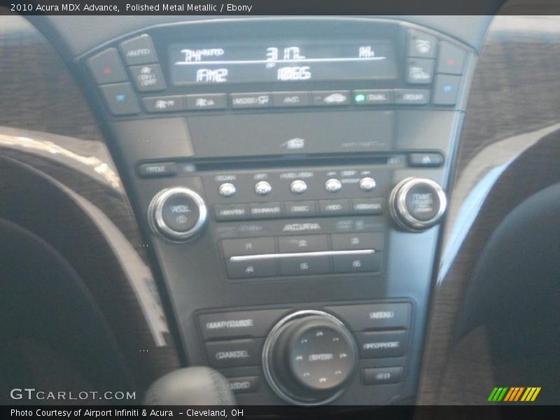 Polished Metal Metallic / Ebony 2010 Acura MDX Advance