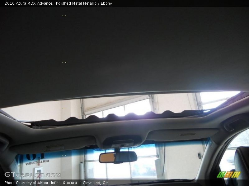 Polished Metal Metallic / Ebony 2010 Acura MDX Advance