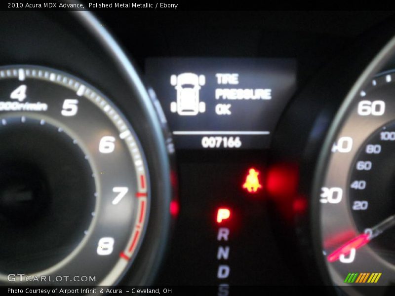 Polished Metal Metallic / Ebony 2010 Acura MDX Advance