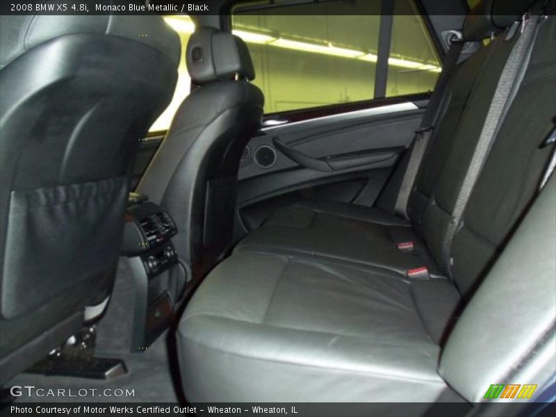 Monaco Blue Metallic / Black 2008 BMW X5 4.8i