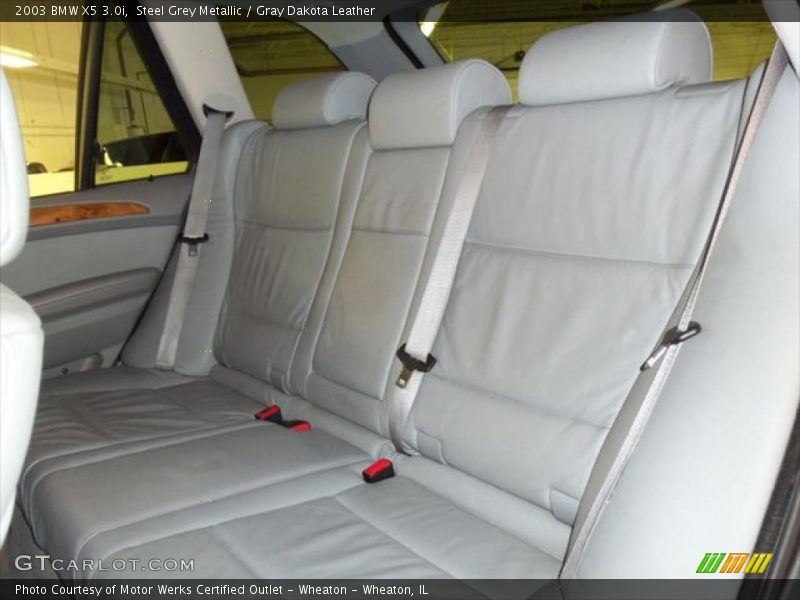 Steel Grey Metallic / Gray Dakota Leather 2003 BMW X5 3.0i