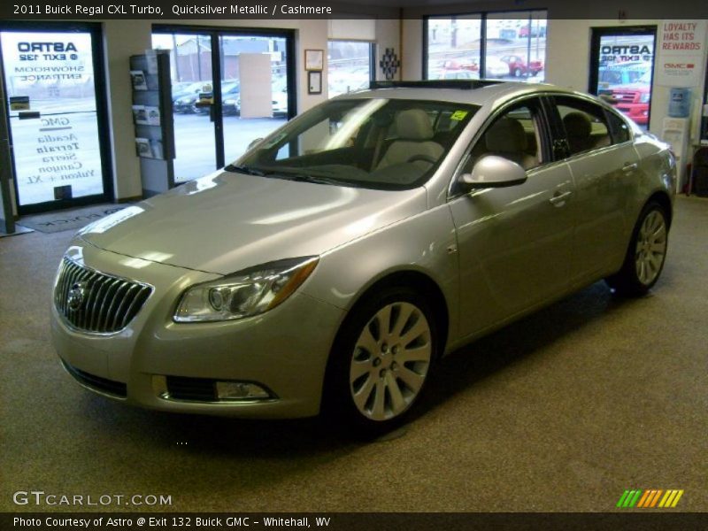 Quicksilver Metallic / Cashmere 2011 Buick Regal CXL Turbo