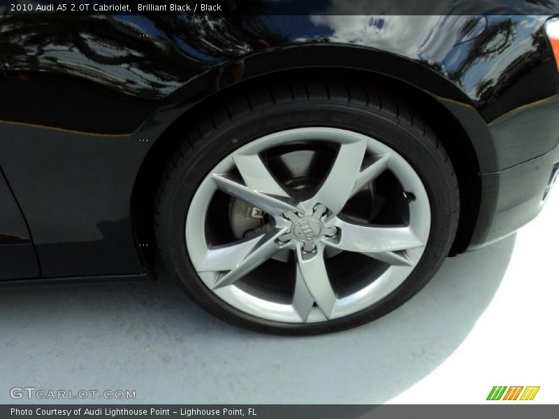 Brilliant Black / Black 2010 Audi A5 2.0T Cabriolet