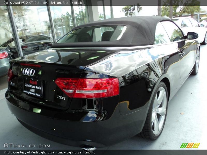 Brilliant Black / Black 2010 Audi A5 2.0T Cabriolet