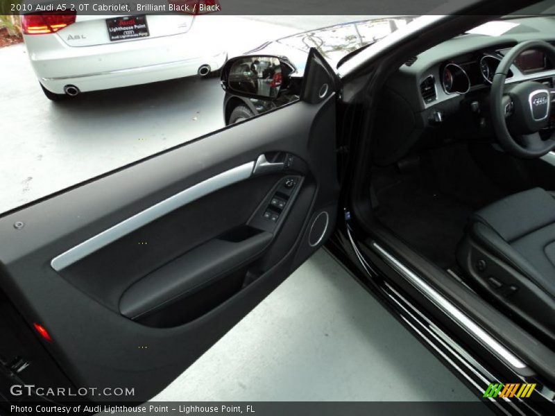 Brilliant Black / Black 2010 Audi A5 2.0T Cabriolet