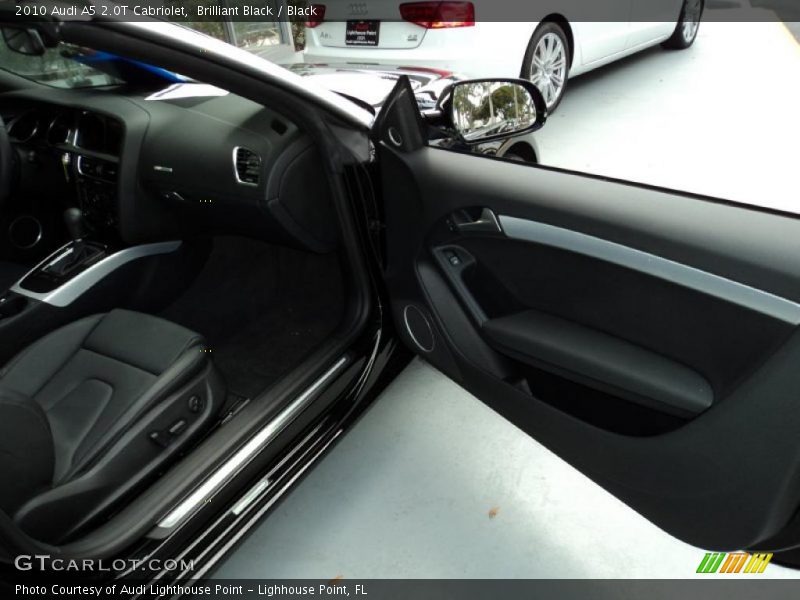 Brilliant Black / Black 2010 Audi A5 2.0T Cabriolet