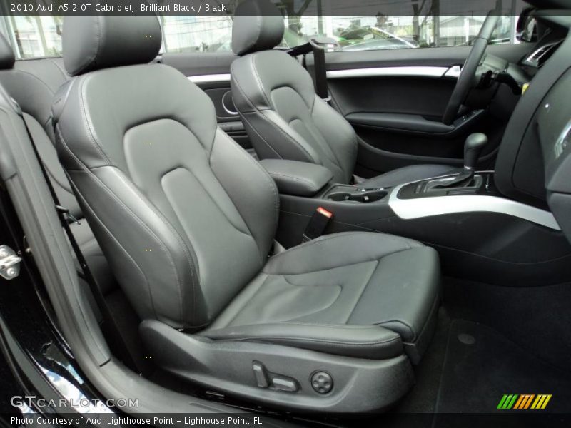 Brilliant Black / Black 2010 Audi A5 2.0T Cabriolet