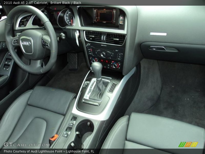 Brilliant Black / Black 2010 Audi A5 2.0T Cabriolet
