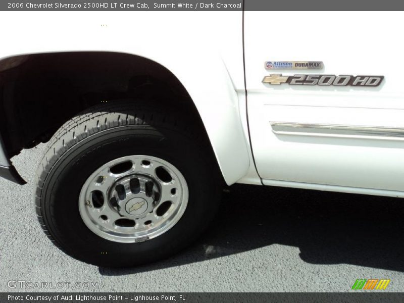 Summit White / Dark Charcoal 2006 Chevrolet Silverado 2500HD LT Crew Cab