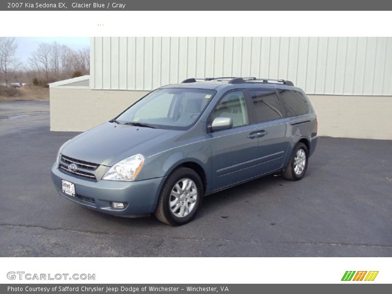 Glacier Blue / Gray 2007 Kia Sedona EX