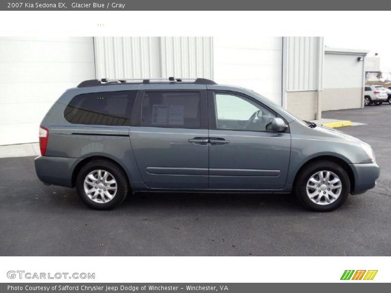 Glacier Blue / Gray 2007 Kia Sedona EX