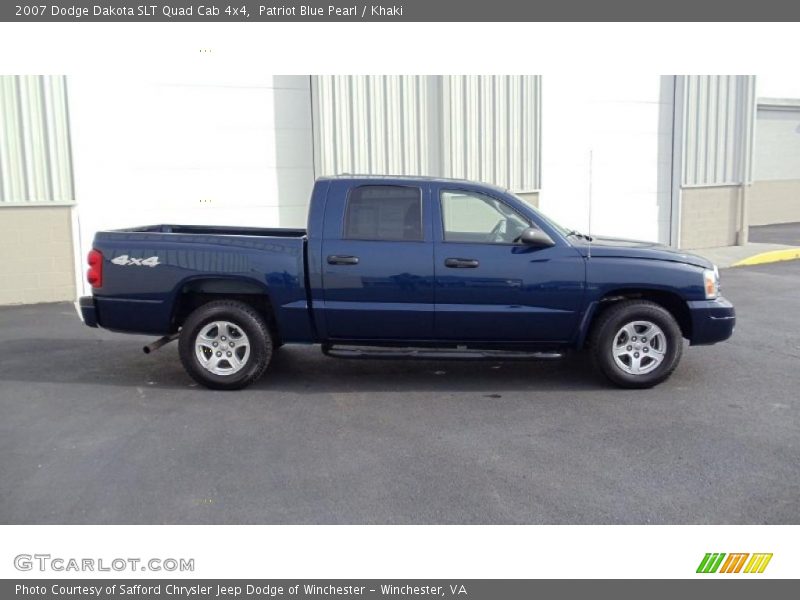  2007 Dakota SLT Quad Cab 4x4 Patriot Blue Pearl