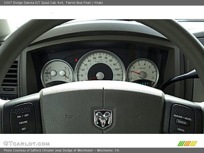  2007 Dakota SLT Quad Cab 4x4 SLT Quad Cab 4x4 Gauges