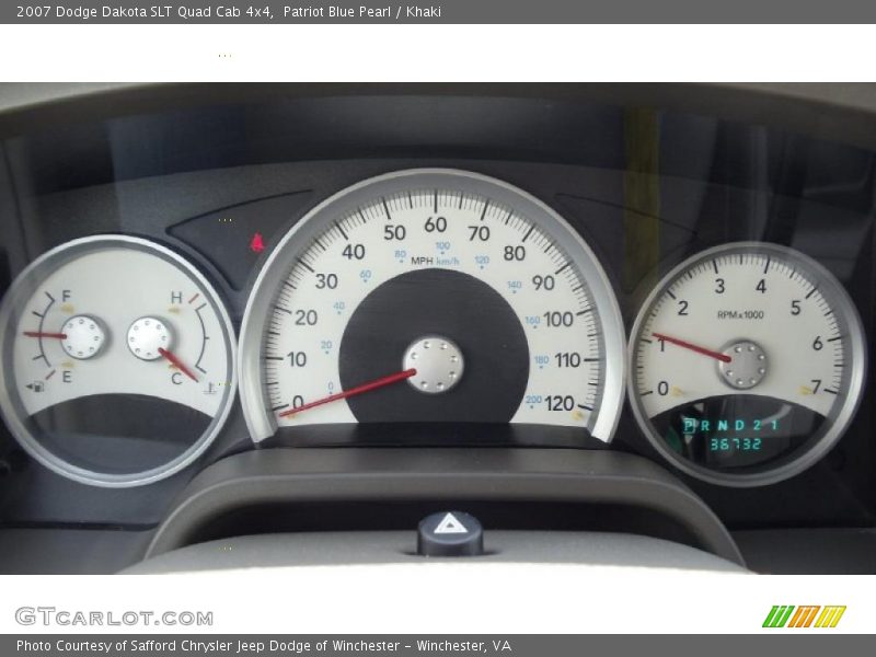  2007 Dakota SLT Quad Cab 4x4 SLT Quad Cab 4x4 Gauges