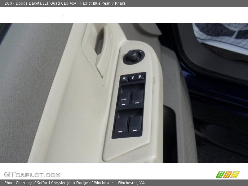 Patriot Blue Pearl / Khaki 2007 Dodge Dakota SLT Quad Cab 4x4