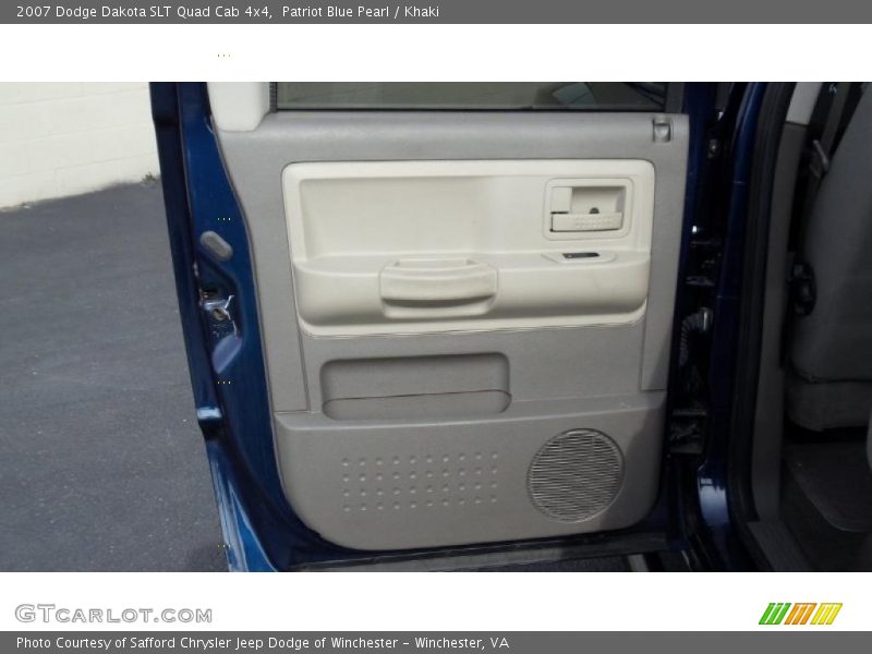 Patriot Blue Pearl / Khaki 2007 Dodge Dakota SLT Quad Cab 4x4