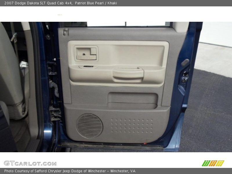 Patriot Blue Pearl / Khaki 2007 Dodge Dakota SLT Quad Cab 4x4