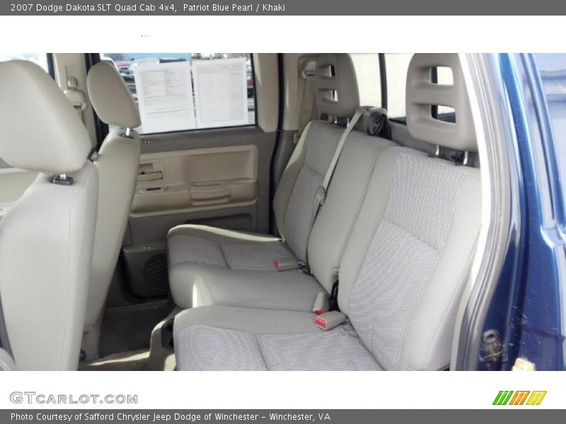  2007 Dakota SLT Quad Cab 4x4 Khaki Interior
