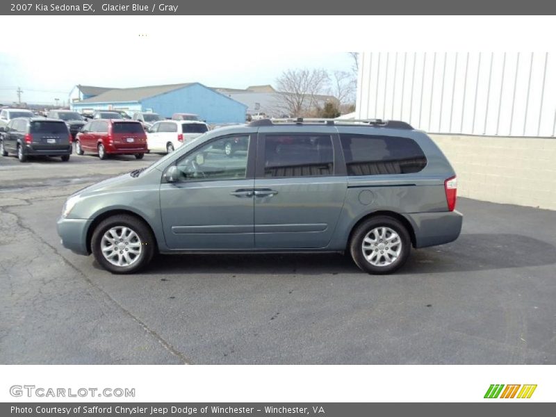 Glacier Blue / Gray 2007 Kia Sedona EX