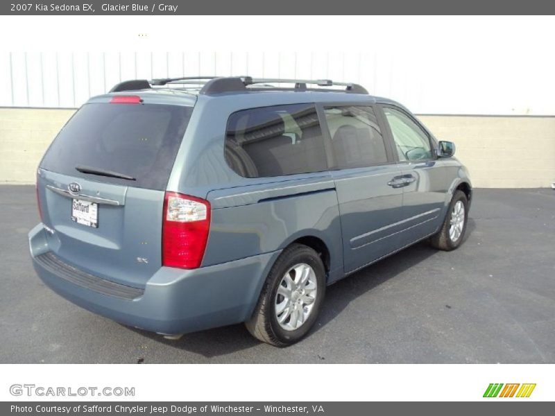 Glacier Blue / Gray 2007 Kia Sedona EX