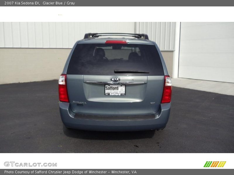 Glacier Blue / Gray 2007 Kia Sedona EX