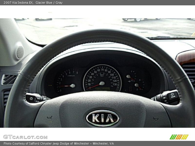 Glacier Blue / Gray 2007 Kia Sedona EX