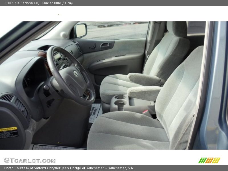 Glacier Blue / Gray 2007 Kia Sedona EX