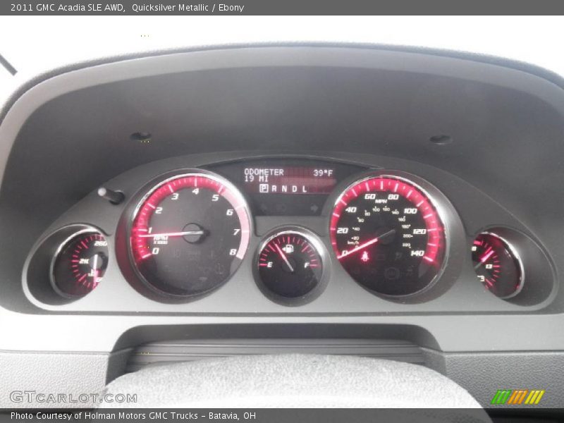Quicksilver Metallic / Ebony 2011 GMC Acadia SLE AWD